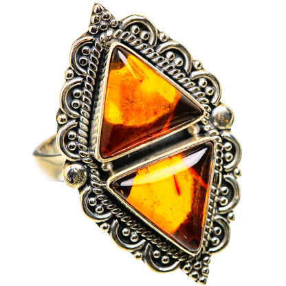Baltic Amber Rings handcrafted by Ana Silver Co - RING131123 - Photo 2