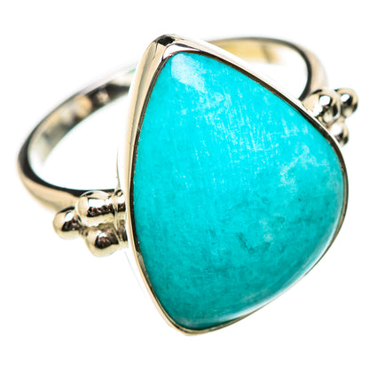 Amazonite Rings handcrafted by Ana Silver Co - RING131151 - Photo 2