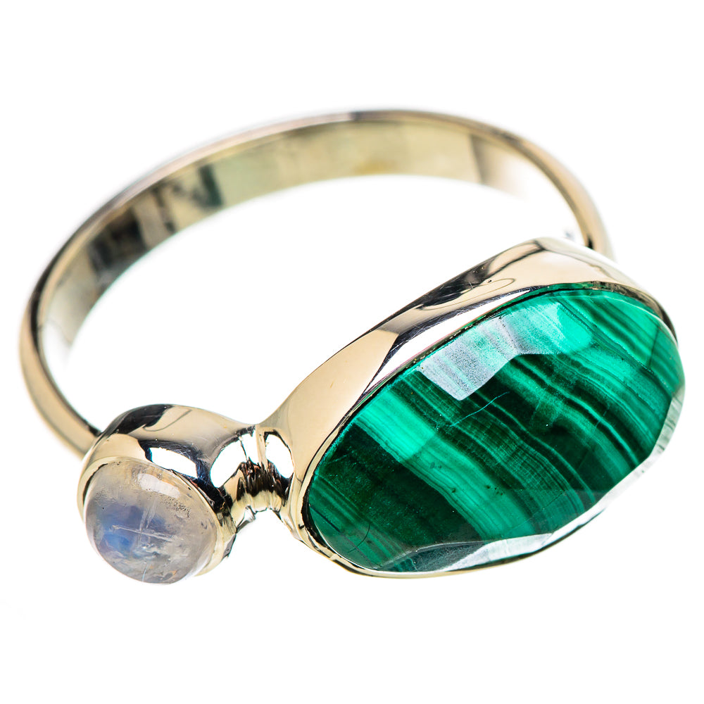 Malachite Rings handcrafted by Ana Silver Co - RING131153 - Photo 2