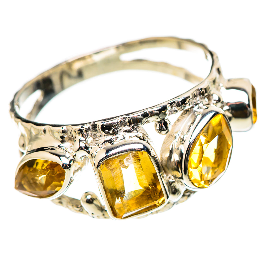 Citrine Rings handcrafted by Ana Silver Co - RING131157 - Photo 2