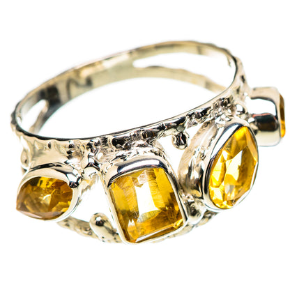 Citrine Rings handcrafted by Ana Silver Co - RING131157 - Photo 2