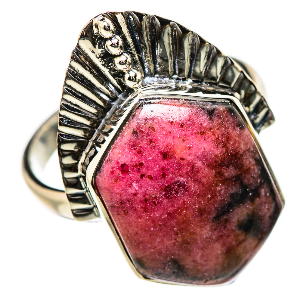 Rhodonite Rings handcrafted by Ana Silver Co - RING131159 - Photo 2