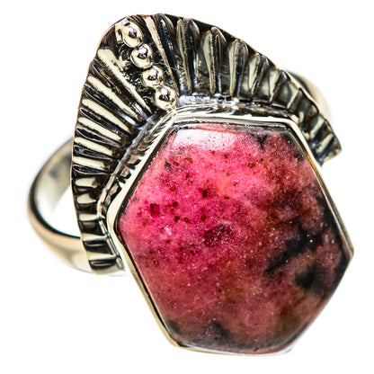 Rhodonite Rings handcrafted by Ana Silver Co - RING131159 - Photo 2