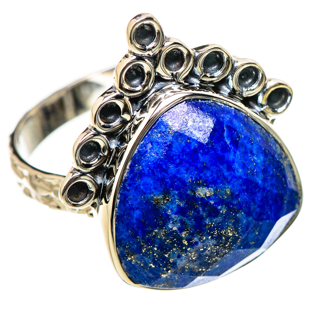 Lapis Lazuli Rings handcrafted by Ana Silver Co - RING131176 - Photo 2