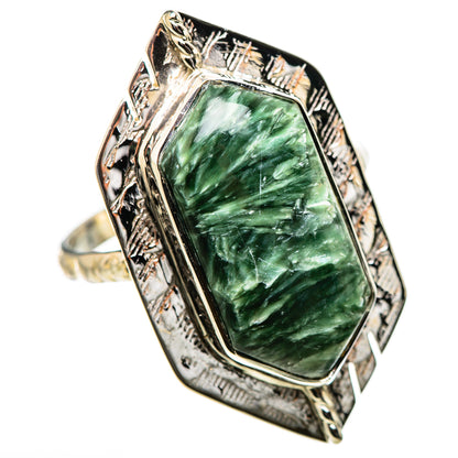 Seraphinite Rings handcrafted by Ana Silver Co - RING131177 - Photo 2