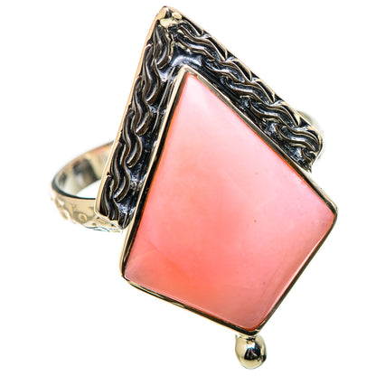 Pink Opal Rings handcrafted by Ana Silver Co - RING131179 - Photo 2