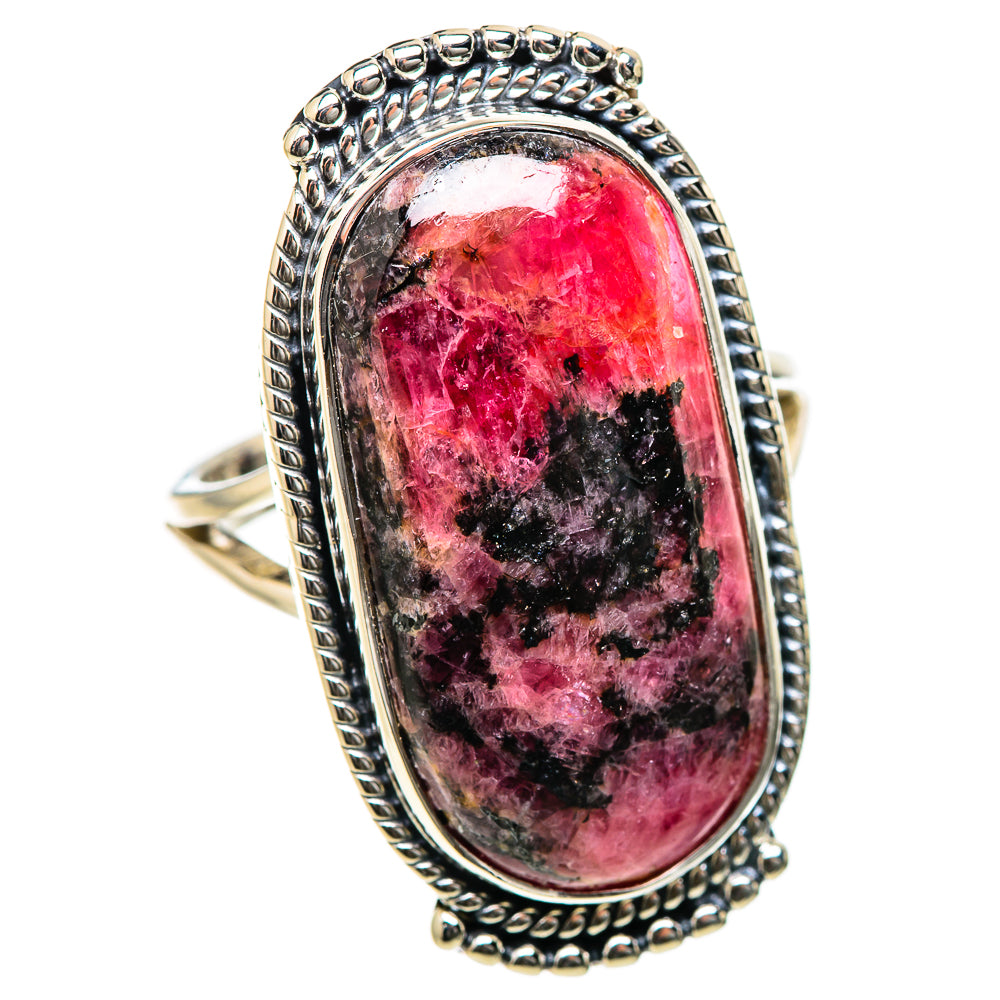 Rhodonite Rings handcrafted by Ana Silver Co - RING131180 - Photo 2