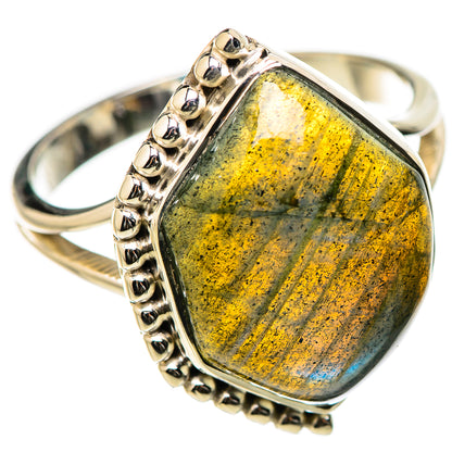 Labradorite Rings handcrafted by Ana Silver Co - RING131194 - Photo 2