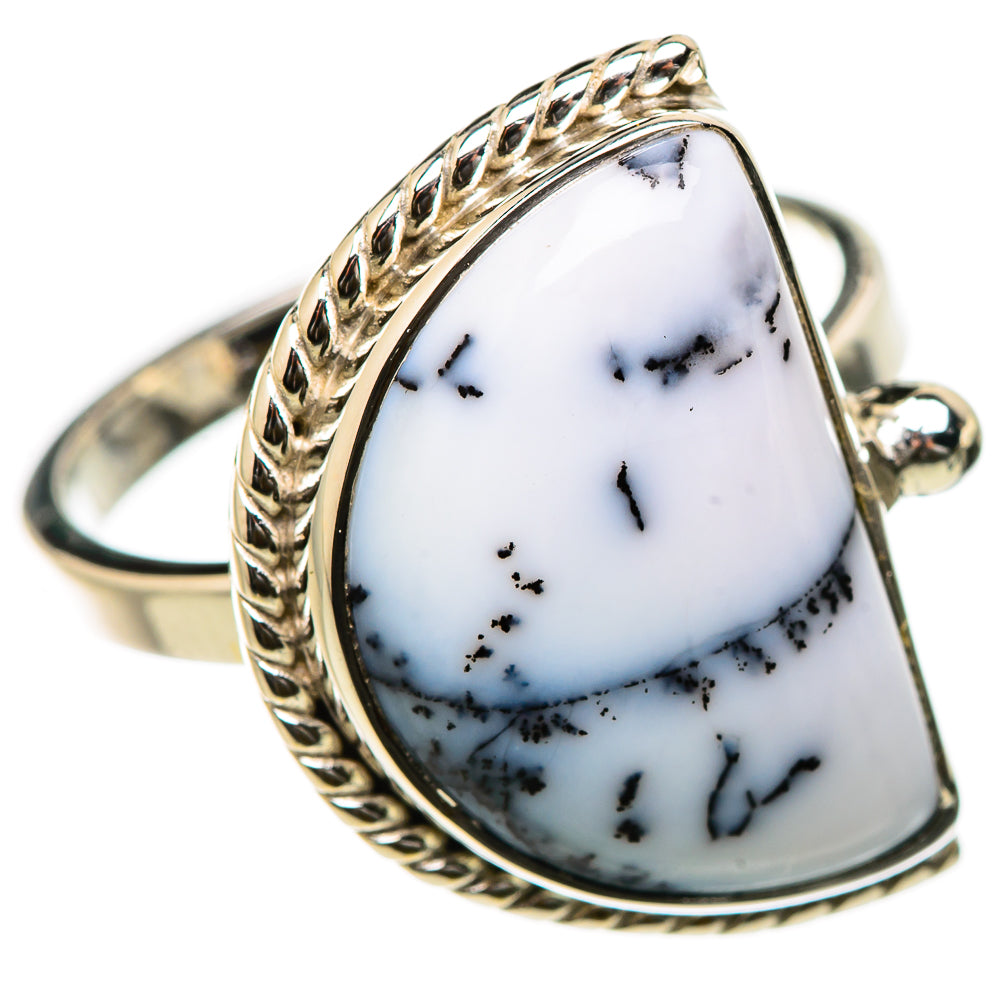 Dendritic Opal Rings handcrafted by Ana Silver Co - RING131204 - Photo 2