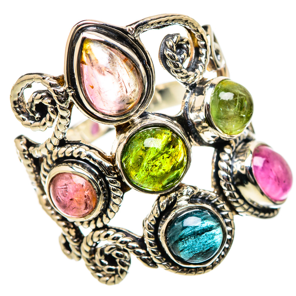 Tourmaline Rings handcrafted by Ana Silver Co - RING131208 - Photo 2