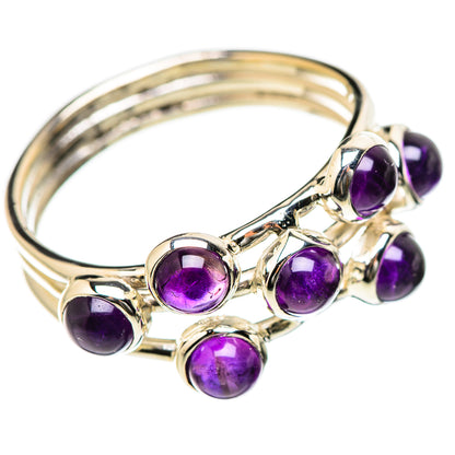 Amethyst Rings handcrafted by Ana Silver Co - RING131216 - Photo 2