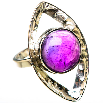 Amethyst Rings handcrafted by Ana Silver Co - RING131224 - Photo 2