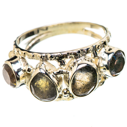 Labradorite Rings handcrafted by Ana Silver Co - RING131228 - Photo 2