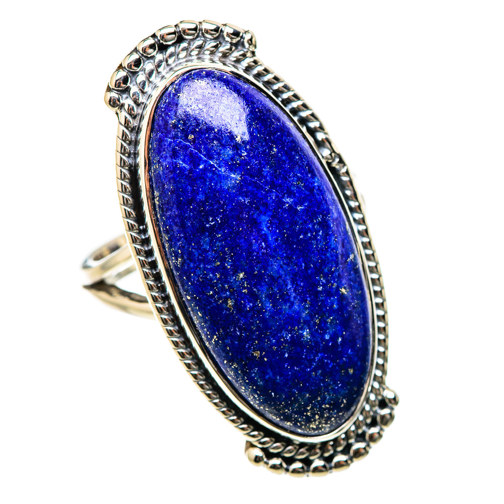 Lapis Lazuli Rings handcrafted by Ana Silver Co - RING131229 - Photo 2