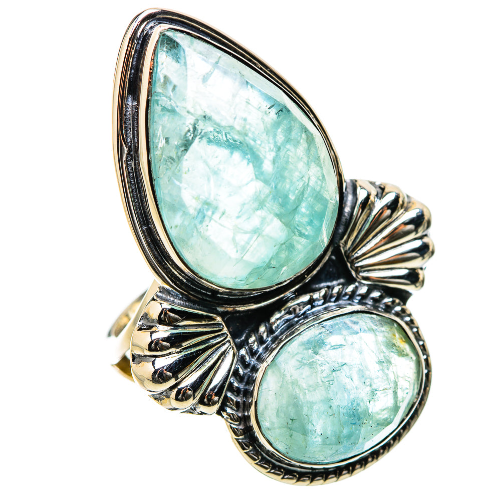 Aquamarine Rings handcrafted by Ana Silver Co - RING131259 - Photo 2