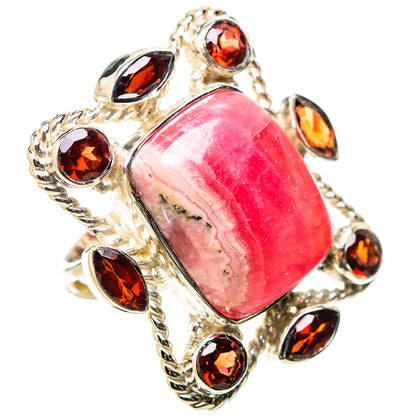 Rhodochrosite Rings handcrafted by Ana Silver Co - RING131279 - Photo 2
