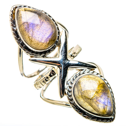 Labradorite Rings handcrafted by Ana Silver Co - RING131291 - Photo 2