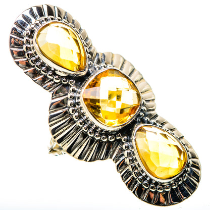 Citrine Rings handcrafted by Ana Silver Co - RING131295 - Photo 2