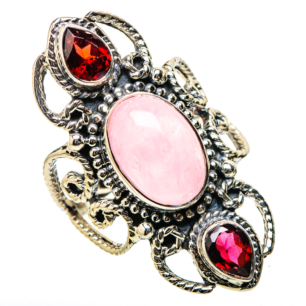 Morganite Rings handcrafted by Ana Silver Co - RING131305 - Photo 2