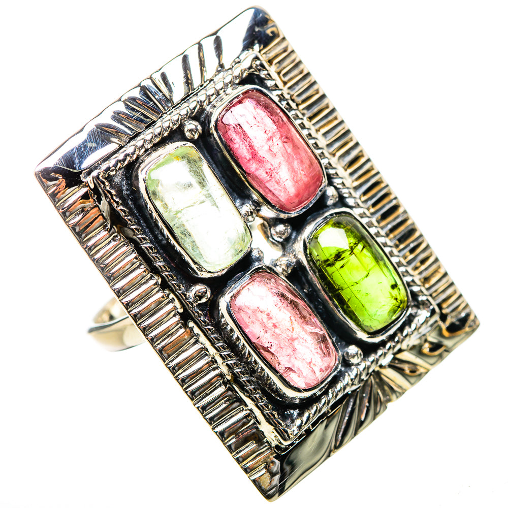 Tourmaline Rings handcrafted by Ana Silver Co - RING131311 - Photo 2