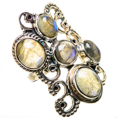 Labradorite Rings handcrafted by Ana Silver Co - RING131313 - Photo 2