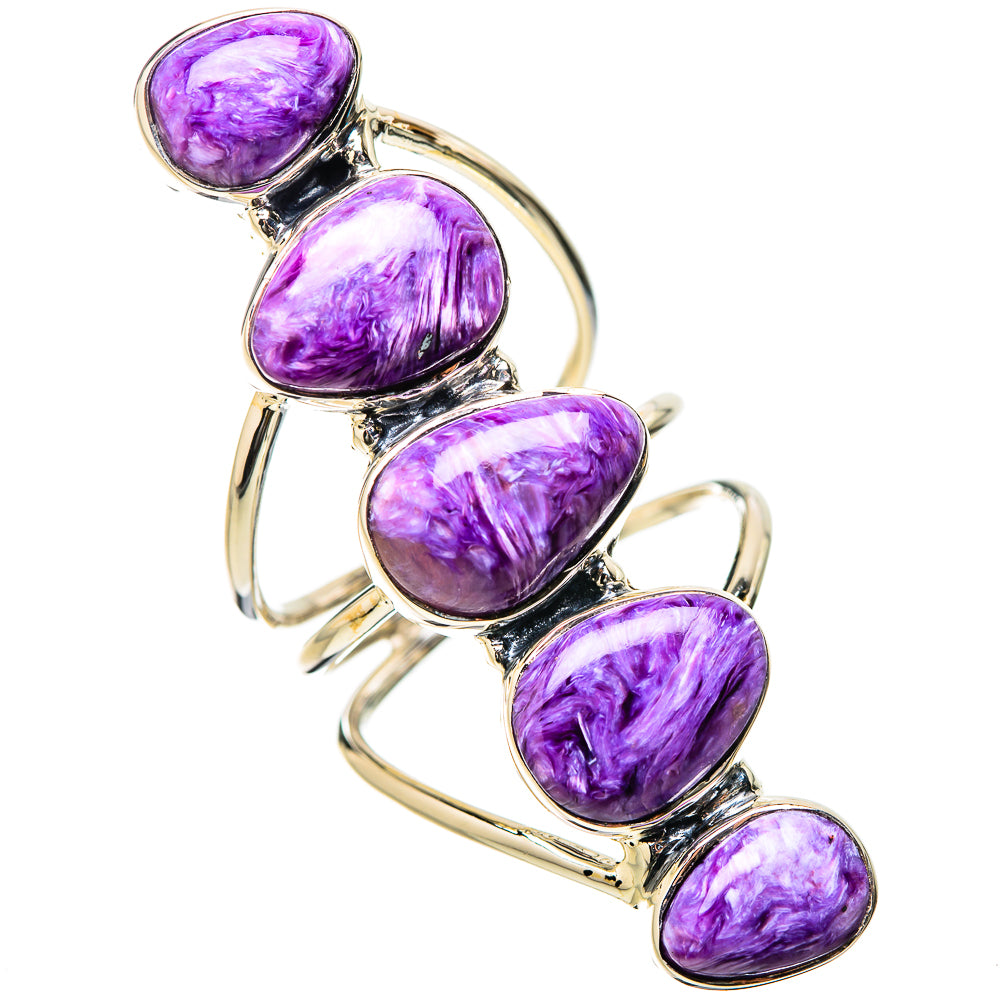 Charoite Rings handcrafted by Ana Silver Co - RING131316 - Photo 2