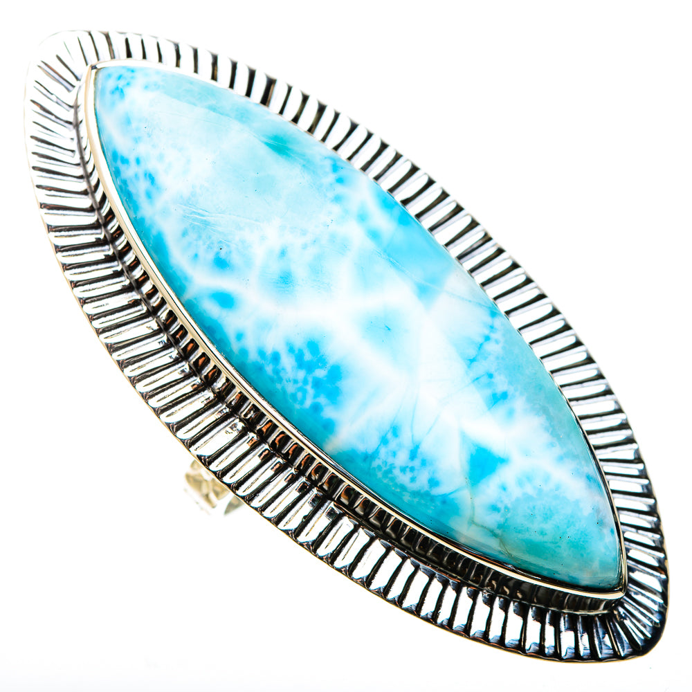 Larimar Rings handcrafted by Ana Silver Co - RING131324 - Photo 2