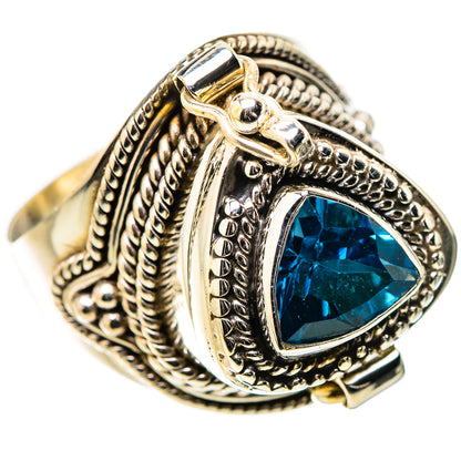 Swiss Blue Topaz Rings handcrafted by Ana Silver Co - RING131331 - Photo 2