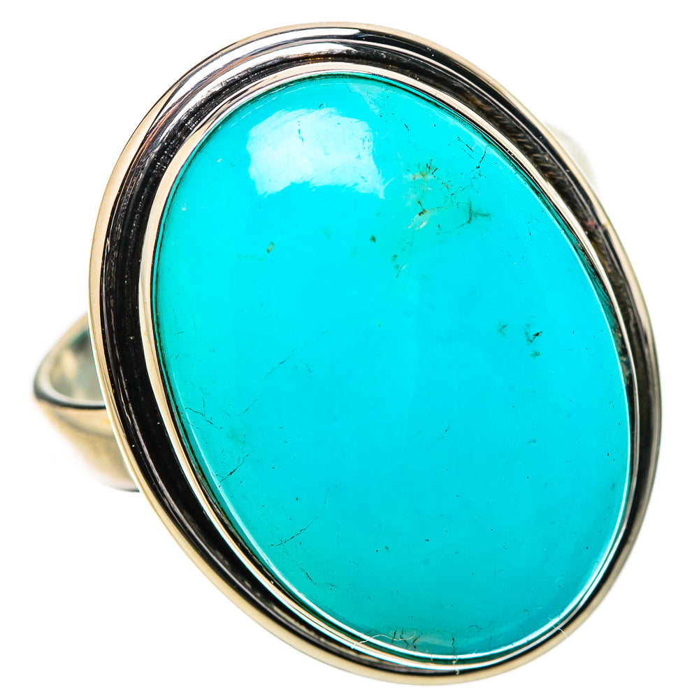 Chrysocolla Rings handcrafted by Ana Silver Co - RING131332 - Photo 2