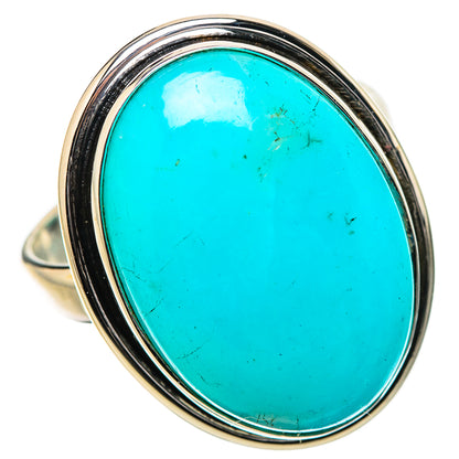 Chrysocolla Rings handcrafted by Ana Silver Co - RING131332 - Photo 2