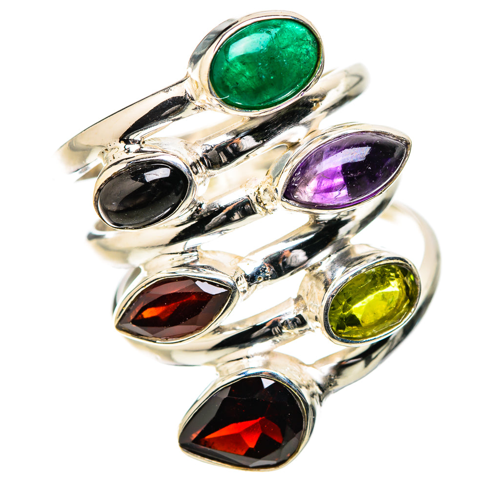 Garnet Rings handcrafted by Ana Silver Co - RING131340 - Photo 2