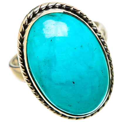 Peruvian Amazonite Rings handcrafted by Ana Silver Co - RING131359 - Photo 2