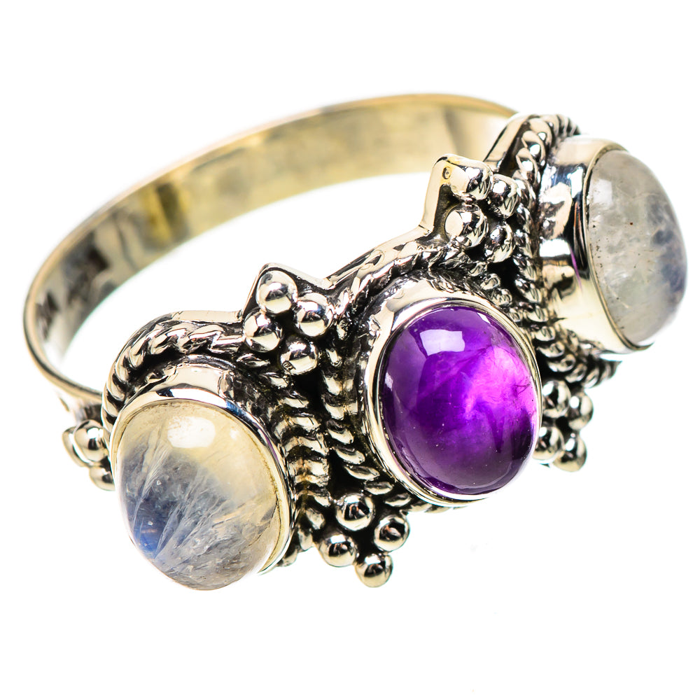Amethyst Rings handcrafted by Ana Silver Co - RING131362 - Photo 2