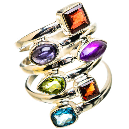 Garnet Rings handcrafted by Ana Silver Co - RING131368 - Photo 2