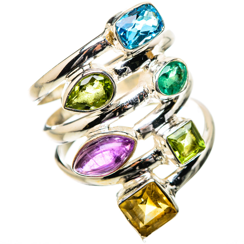 Amethyst Rings handcrafted by Ana Silver Co - RING131376 - Photo 2