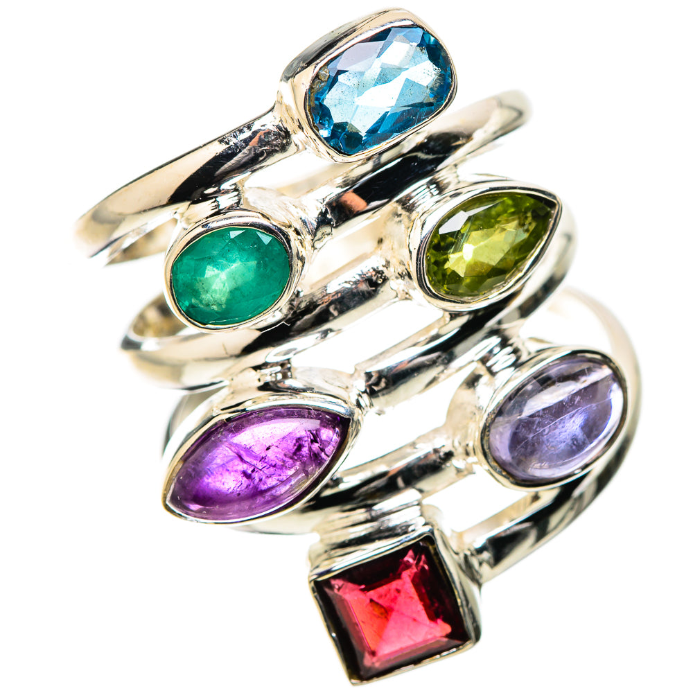 Garnet Rings handcrafted by Ana Silver Co - RING131384 - Photo 2