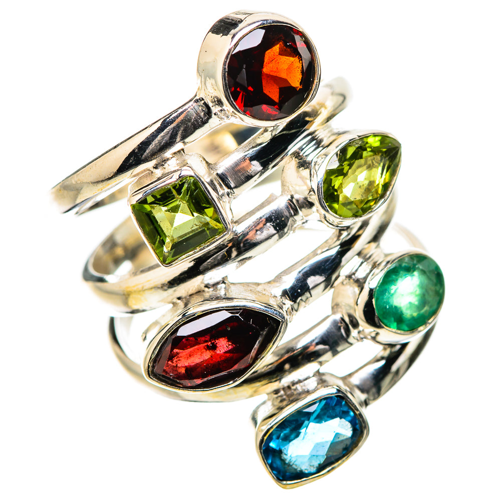 Garnet Rings handcrafted by Ana Silver Co - RING131388 - Photo 2