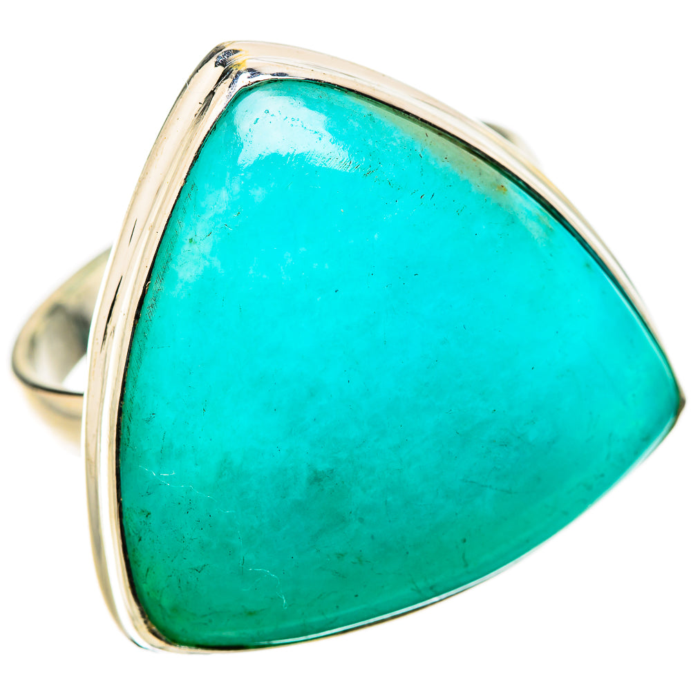 Peruvian Amazonite Rings handcrafted by Ana Silver Co - RING131395 - Photo 2