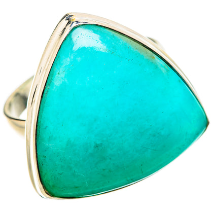 Peruvian Amazonite Rings handcrafted by Ana Silver Co - RING131395 - Photo 2