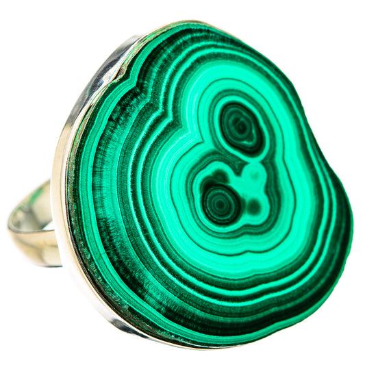Malachite Rings handcrafted by Ana Silver Co - RING131398 - Photo 2