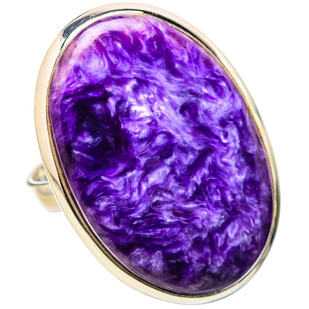 Charoite Rings handcrafted by Ana Silver Co - RING131401 - Photo 2