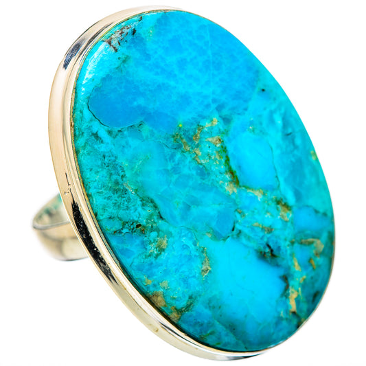Chrysocolla Rings handcrafted by Ana Silver Co - RING131411 - Photo 2