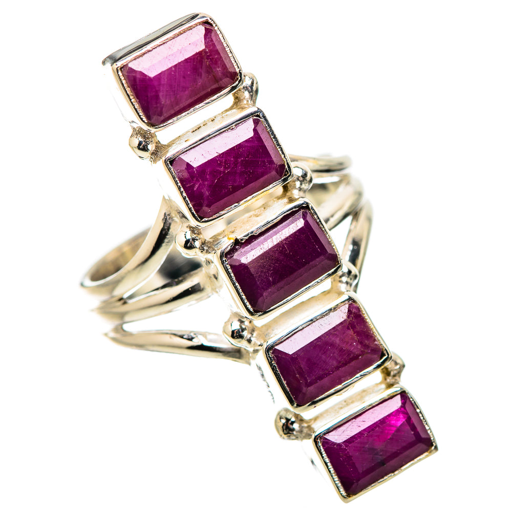 Ruby Rings handcrafted by Ana Silver Co - RING131416 - Photo 2