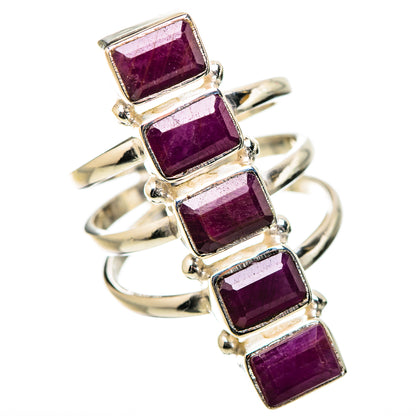 Ruby Rings handcrafted by Ana Silver Co - RING131417 - Photo 2