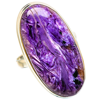Charoite Rings handcrafted by Ana Silver Co - RING131420 - Photo 2
