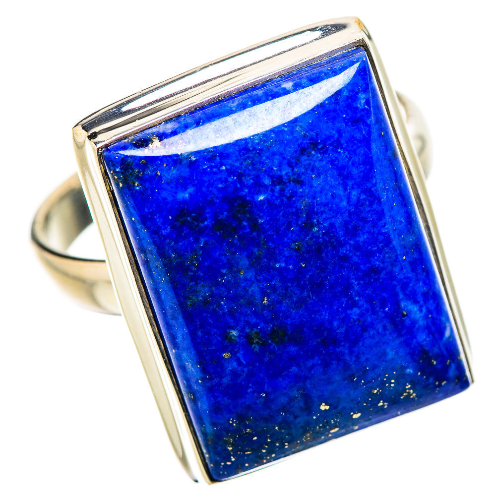 Lapis Lazuli Rings handcrafted by Ana Silver Co - RING131429 - Photo 2
