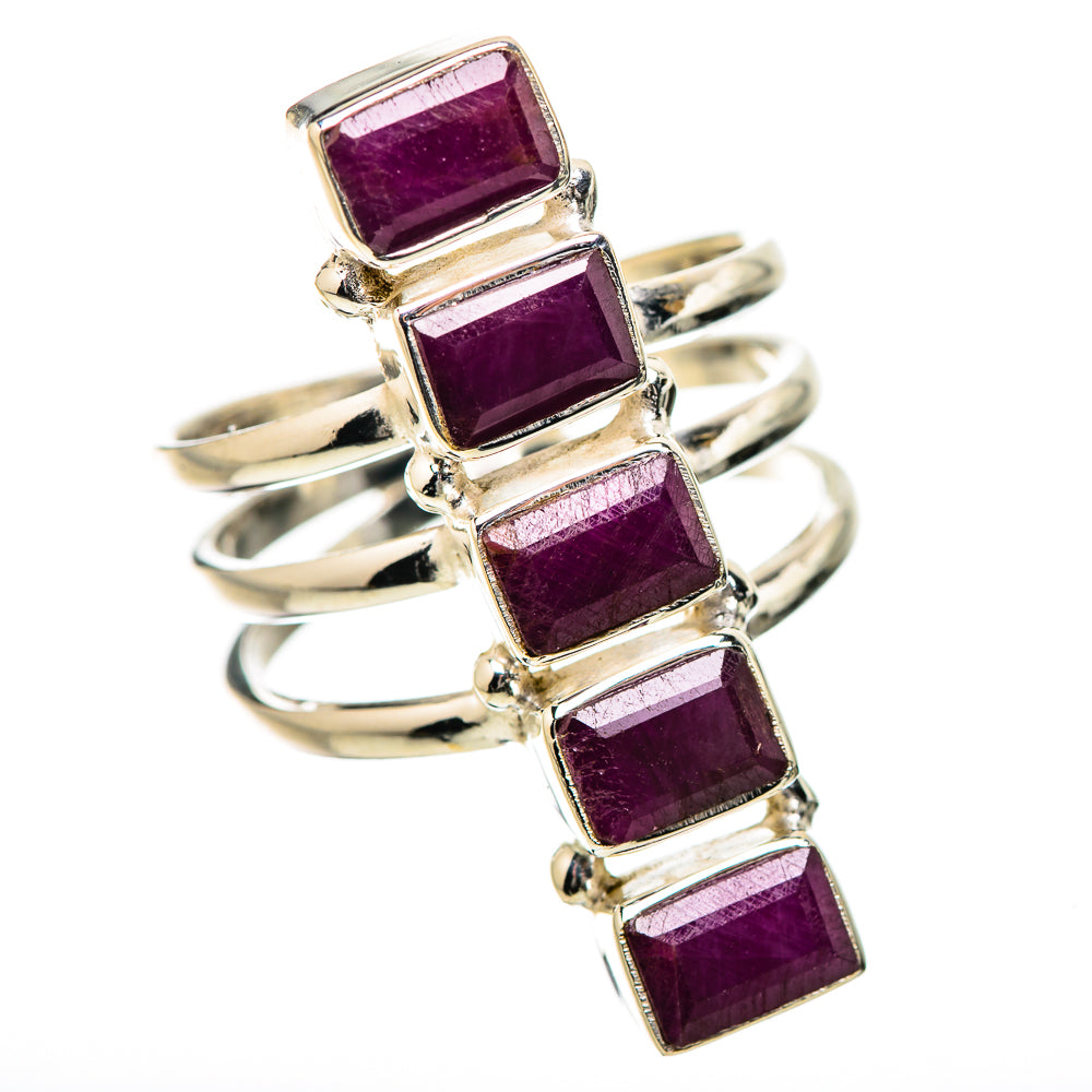 Ruby Rings handcrafted by Ana Silver Co - RING131434 - Photo 2
