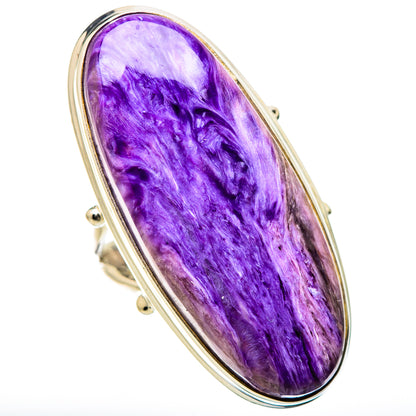 Charoite Rings handcrafted by Ana Silver Co - RING131449 - Photo 2