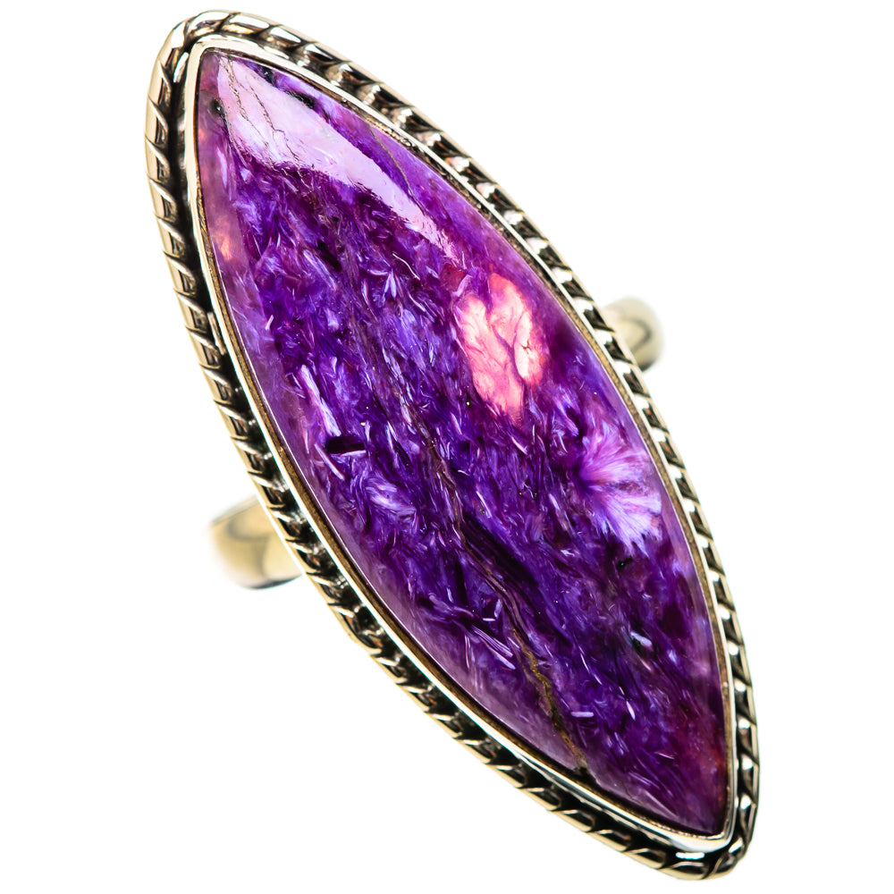 Charoite Rings handcrafted by Ana Silver Co - RING131450 - Photo 2