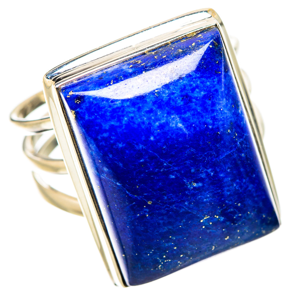 Lapis Lazuli Rings handcrafted by Ana Silver Co - RING131453 - Photo 2